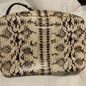 Michael Kors crossbody snakeskin leather